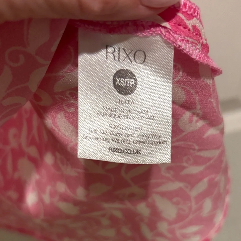 RIXO Pink and White Mini Dress - Picture 3 of 3